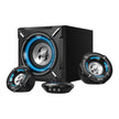 Sistema De Sonido Gamer Genius SW-G2.1 1000 26W Luz Led Azul - Negro