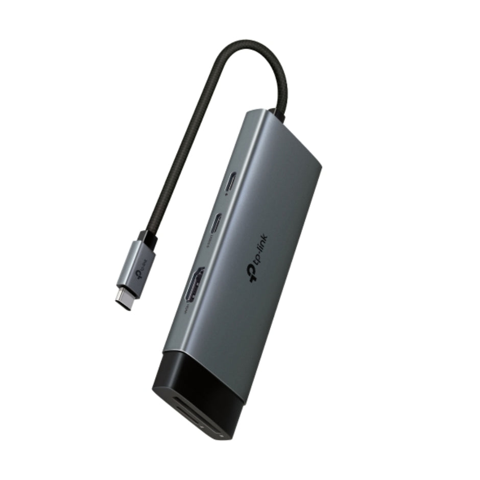 Hub USB-C 7 en 1, TP-Link UH7020C con Puerto HDMI, SD, Micro SD, USB-A, USB-C y Carga Rápida
