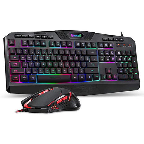 Combo Gamer Redragon S101: Teclado K503 Rgb Esp + Mouse M601