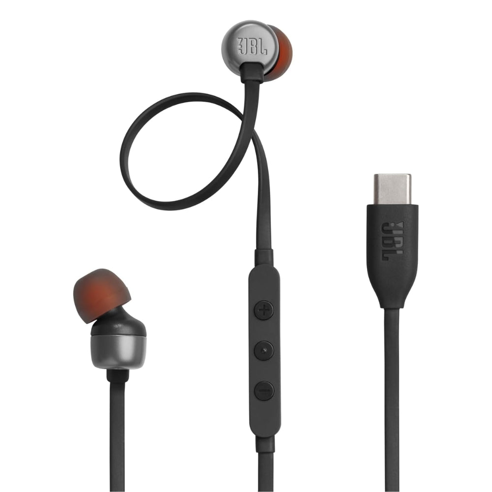 Audífonos JBL Tune 310C USB-C con Micrófono, Audio Alta Resolución y Sonido Pure Bass Negro