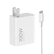 Combo Xiaomi Turbo Cargador 100W + Cable 1M USB a USB-C / 100% Original - Blanco