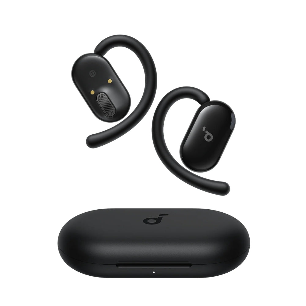 Audífonos Soundcore V20i Open-Ear Bluetooth 5.4 con BassUp y 4 Micrófonos IA - Negro