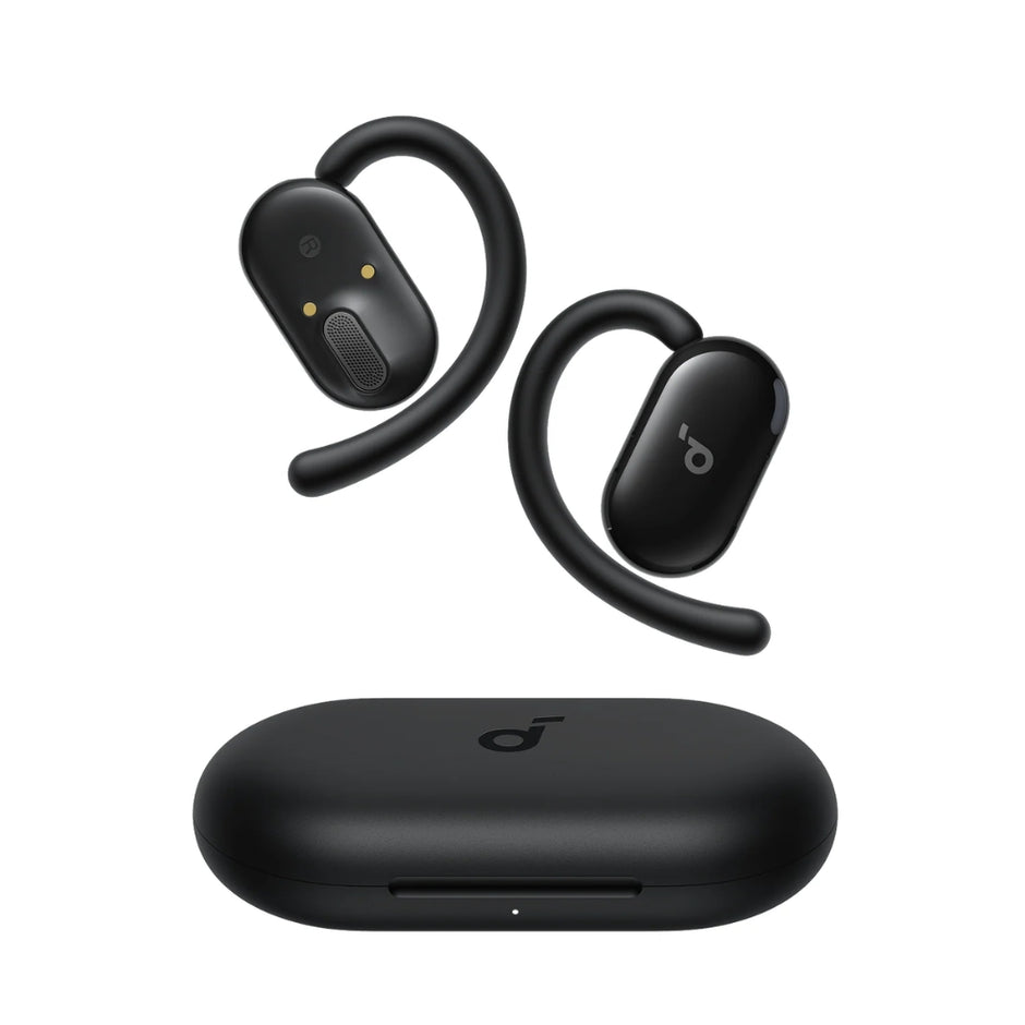 Audífonos Soundcore V20i Open-Ear Bluetooth 5.4 con BassUp y 4 Micrófonos IA - Negro
