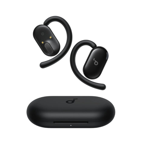 Audífonos Soundcore V20i Open-Ear Bluetooth 5.4 con BassUp y 4 Micrófonos IA - Negro