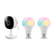 Combo Inteligente Nexxt Cámara 2k + 2 Bombillos Led NHK-K120, Blanco