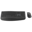 Combo Teclado y Mouse Inalámbrico Logitech Signature Comfort Plus MK880 Bluetooth Diseño Ergonómico
