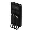 Power Bank con Carga Solar Xtech XPB-100 10000 mAh Linterna Led 4 Cargadores