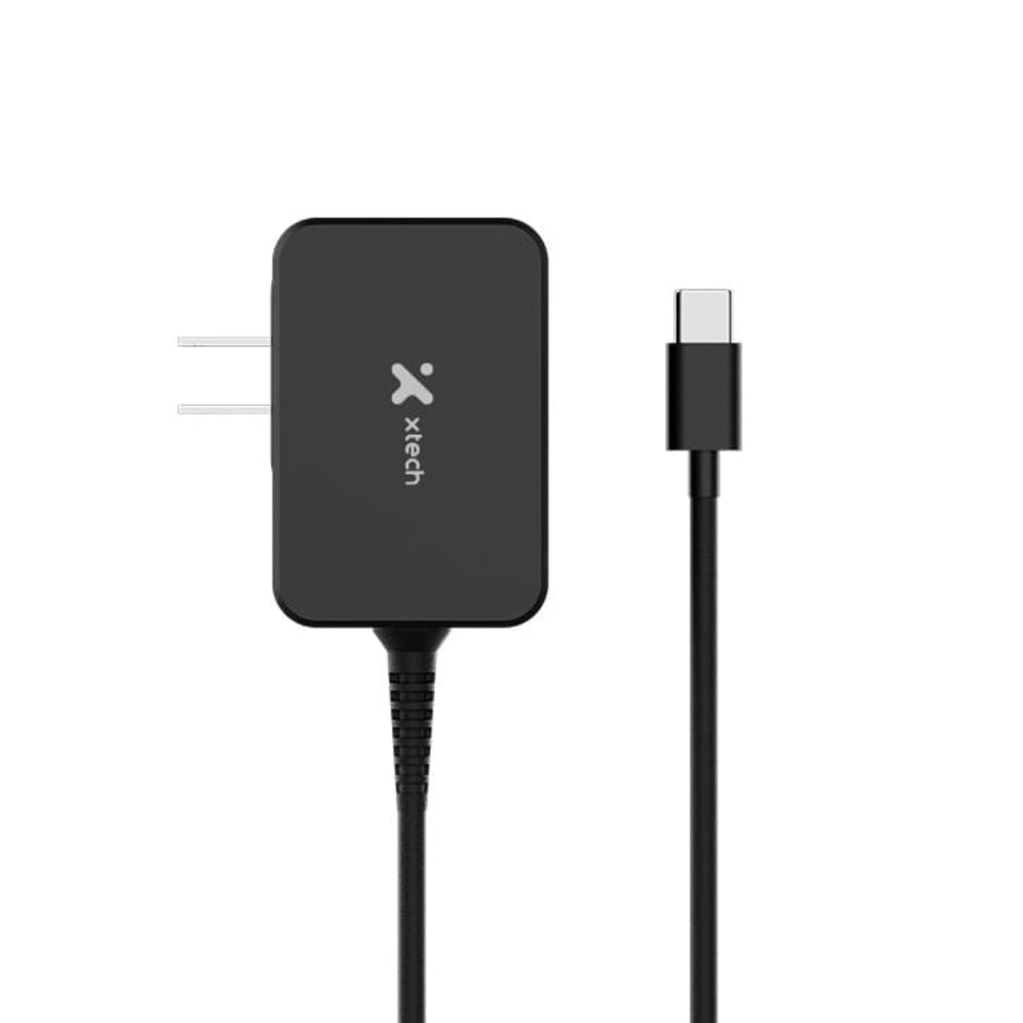 Cargador Laptop Xtech XTC-230 Adaptador Corriente GaN 65W USB-C Carga Rápida Cable 1.8m Celular Tablet