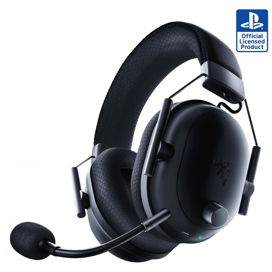 Audifonos Gamer Razer Blackshark V2 Pro  inalámbricos HyperSpeed Wireless de 2,4 GHz y Bluetooth 5.2. Edicion Play Station - Negro