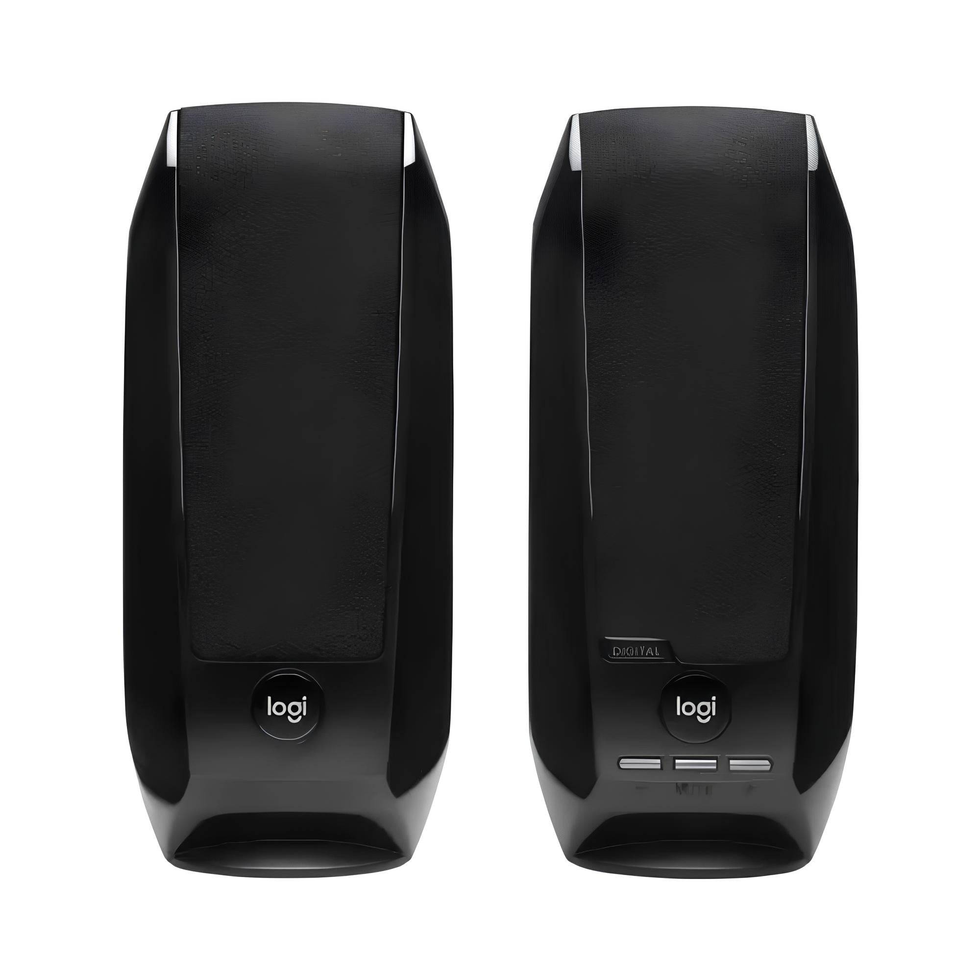 Parlantes Estéreo USB Logitech S150 con Control de Volumen y Mute