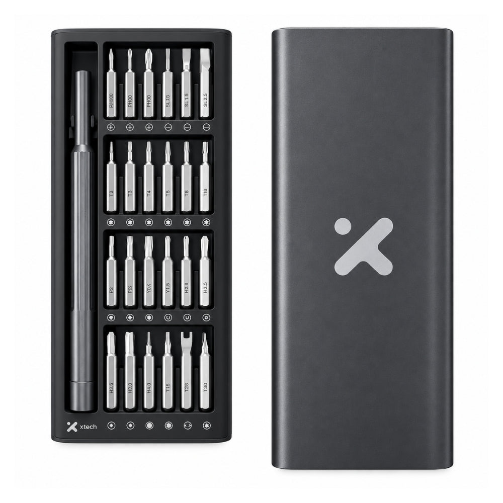 Kit Destornillador Alta Precisión 25 en 1 Xtech XTA-820