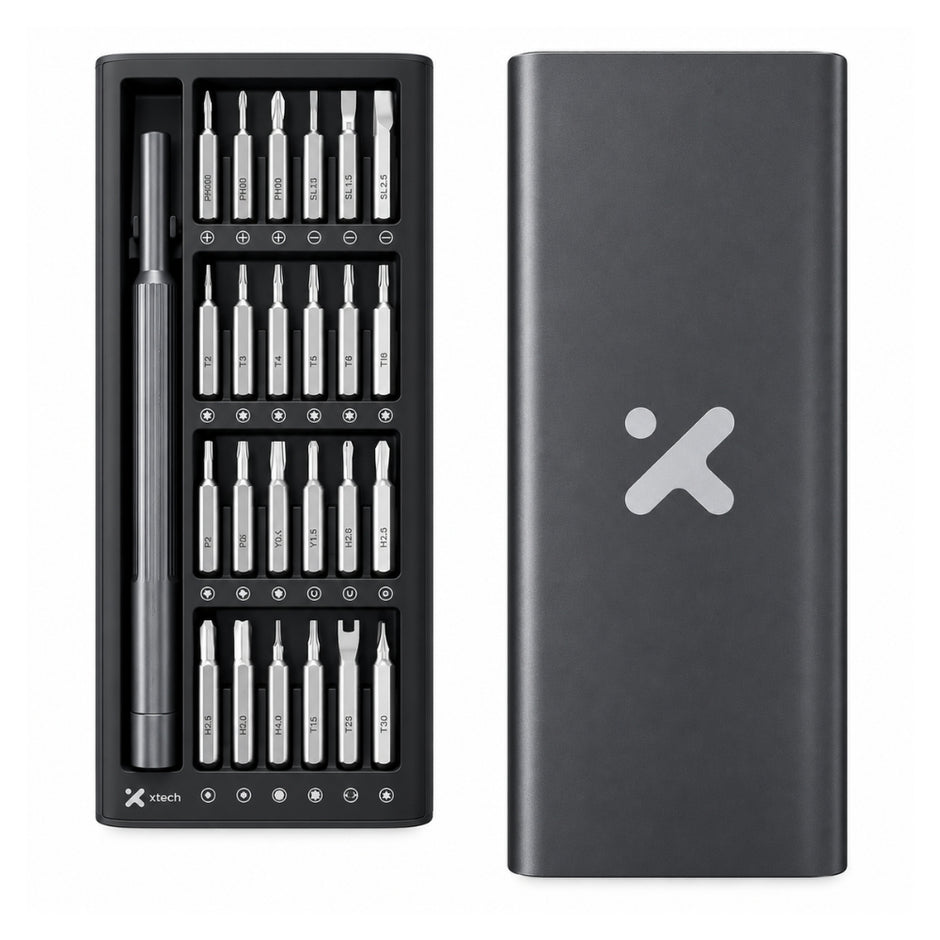 Kit Destornillador Alta Precisión 25 en 1 Xtech XTA-820