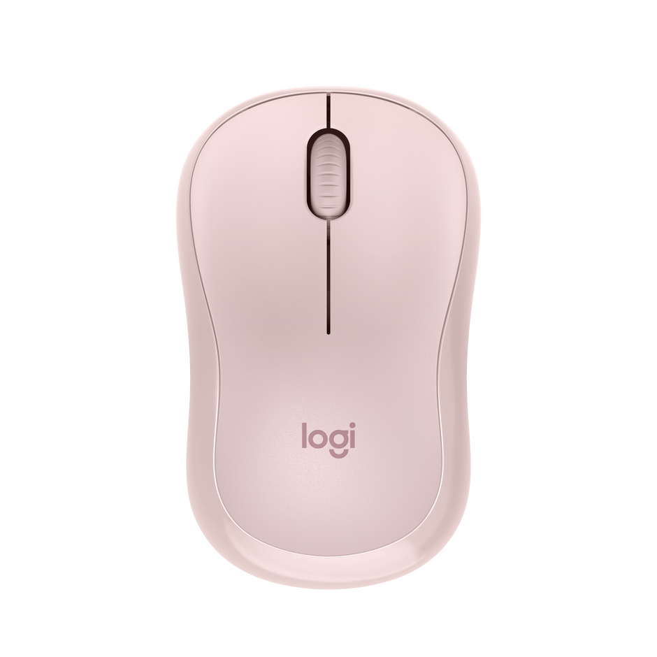 Logitech M240 Silent Ratón Bluetooth Inalámbrico 90% Más Silencioso Compacto y Cómodo - Rosa