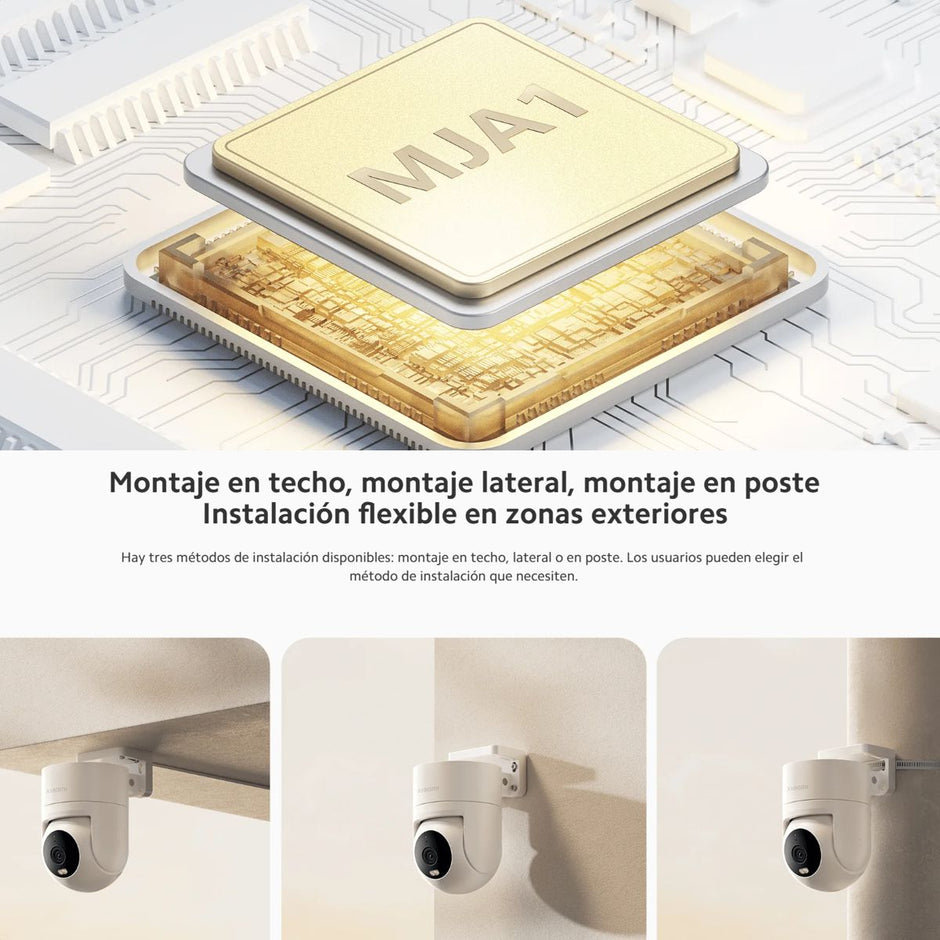 Xiaomi Cw300, Cámara Seguridad Exterior Ip66 4mp Color Noche