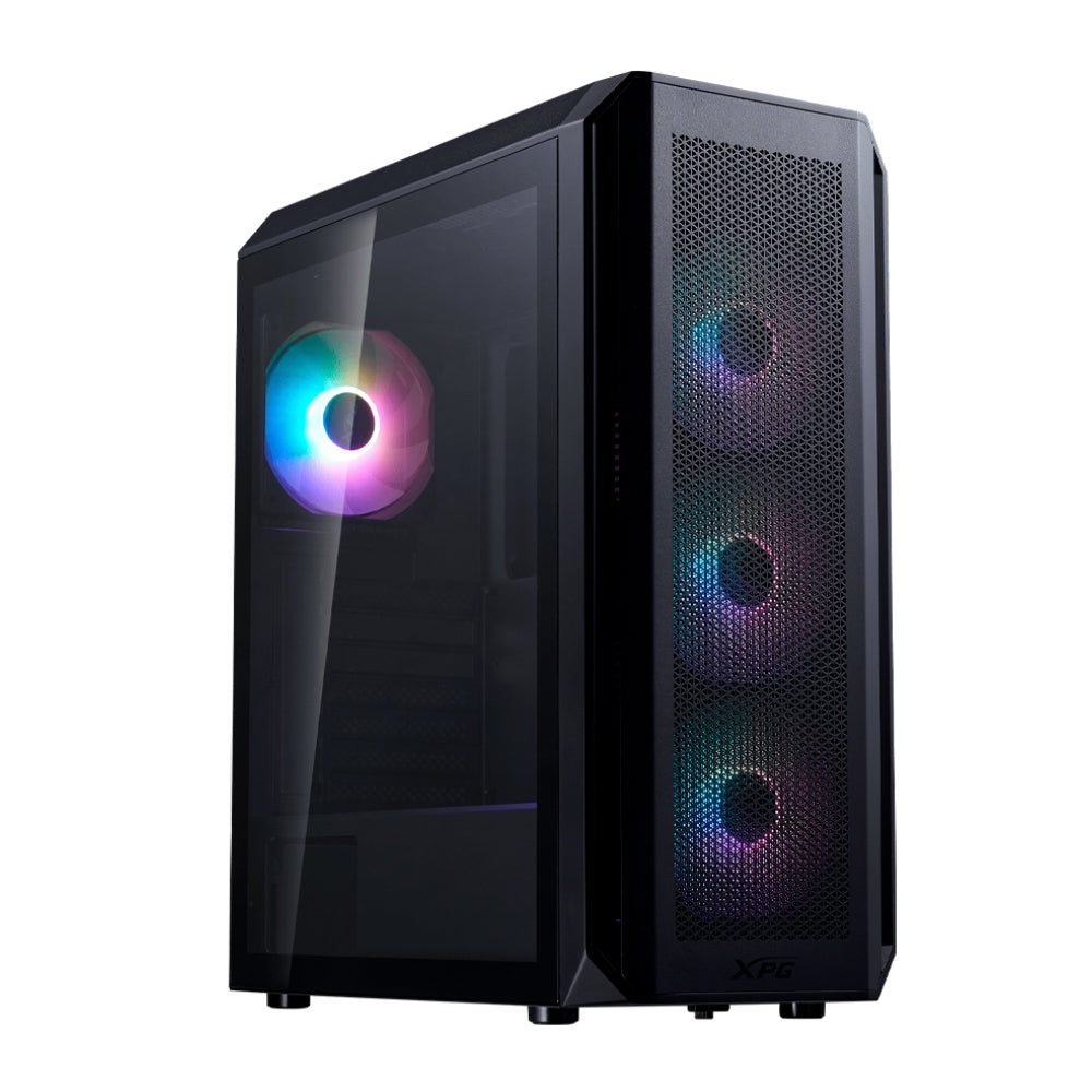 Gabinete Pc Gamer Adata XPG Valor Air Plus, Caja ATX Sin Fuente con 4 Coolers ARGB