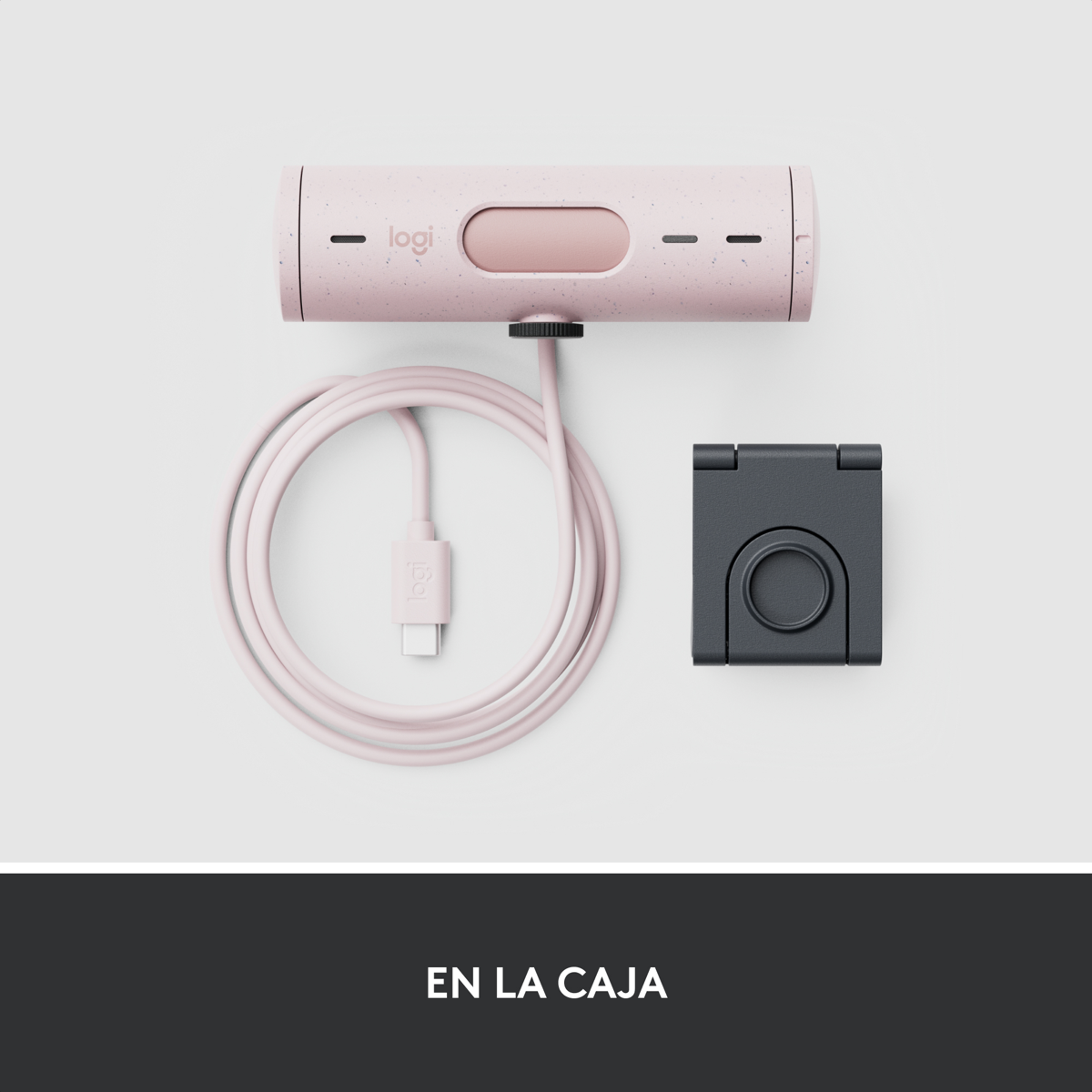 Cámara Web Full Hd Logitech Brio 500 / Rightlight 4 Con Hdr - Rosa