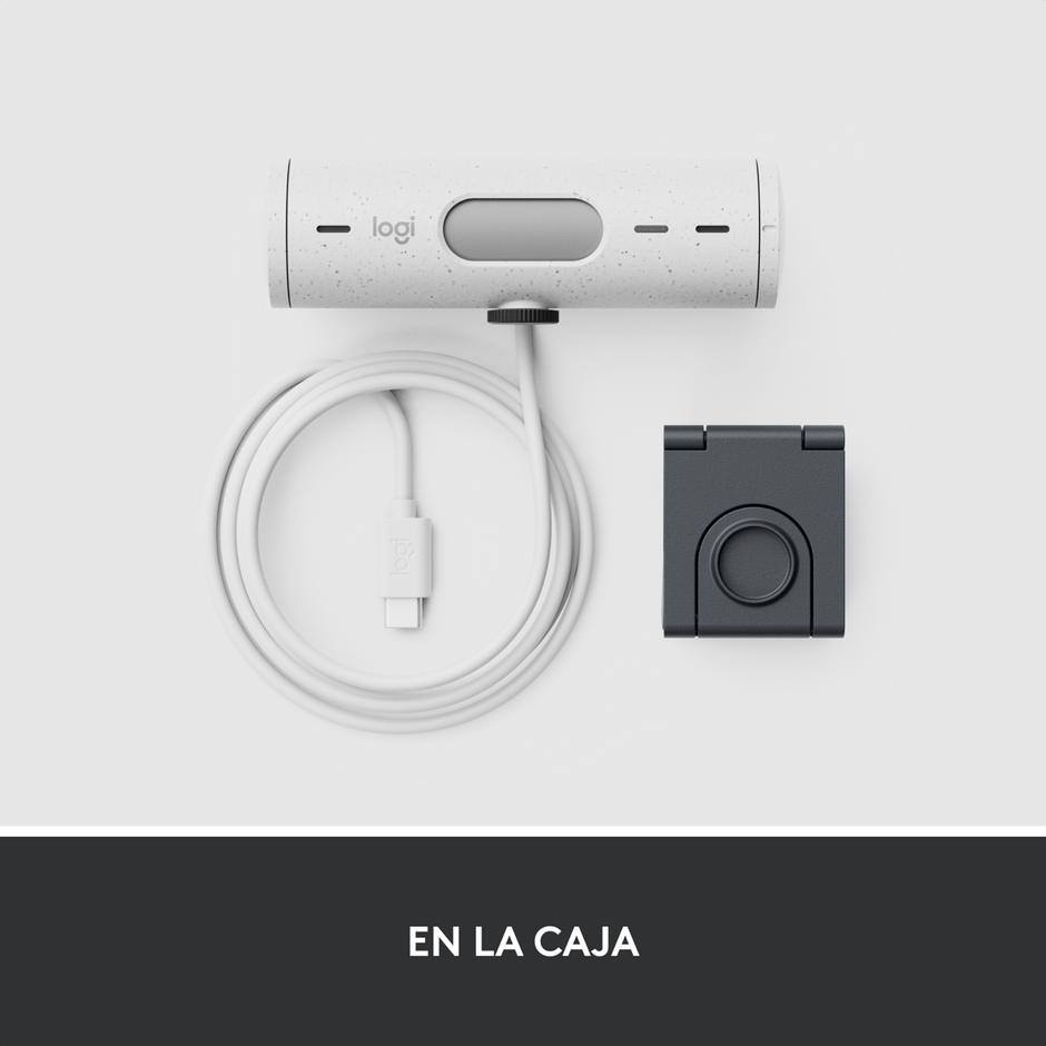 Cámara Web Full Hd Logitech Brio 500 / Rightlight 4 Con Hdr - Blanco