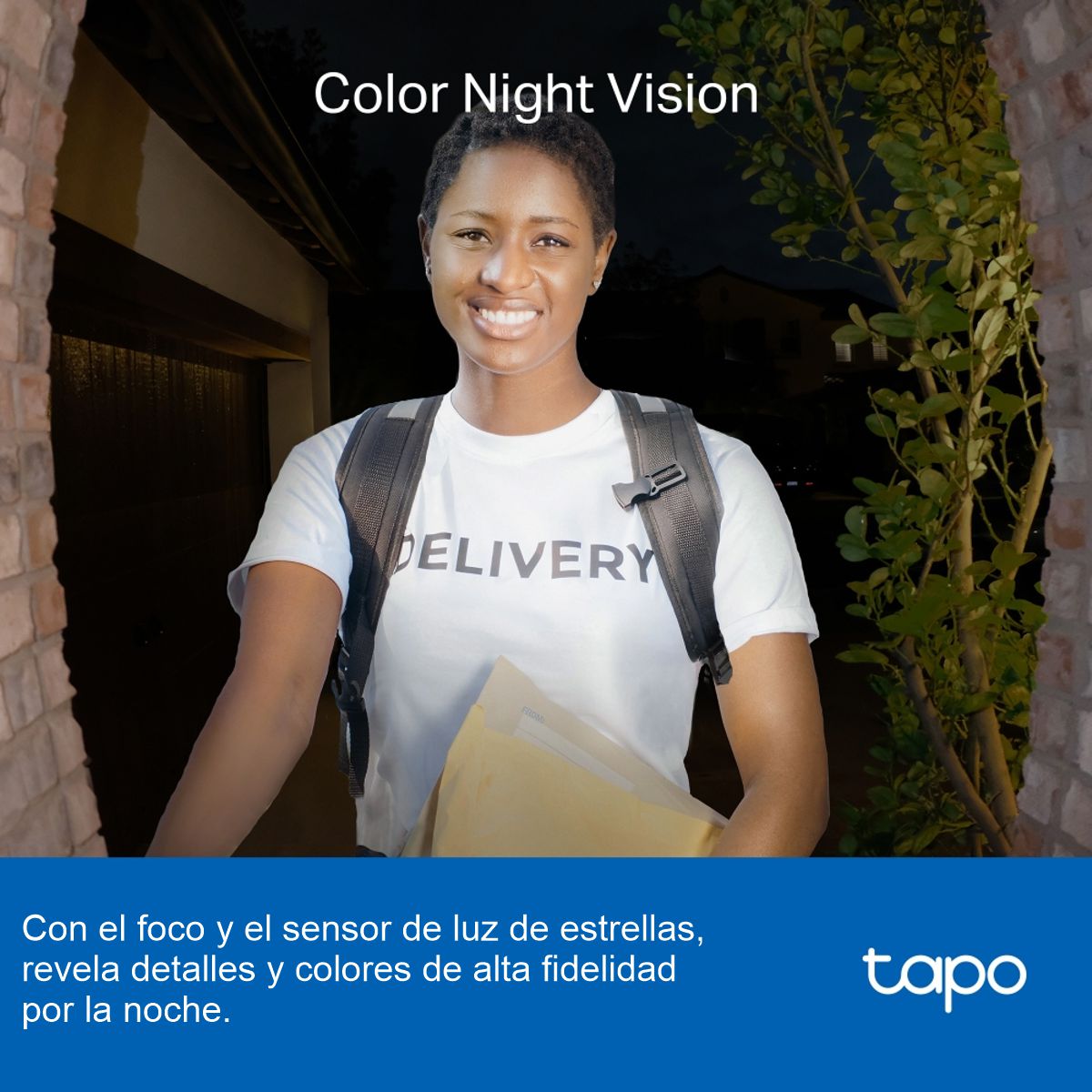 Cámara De Video Con Timbre Inteligente TP-Link Tapo D230S1