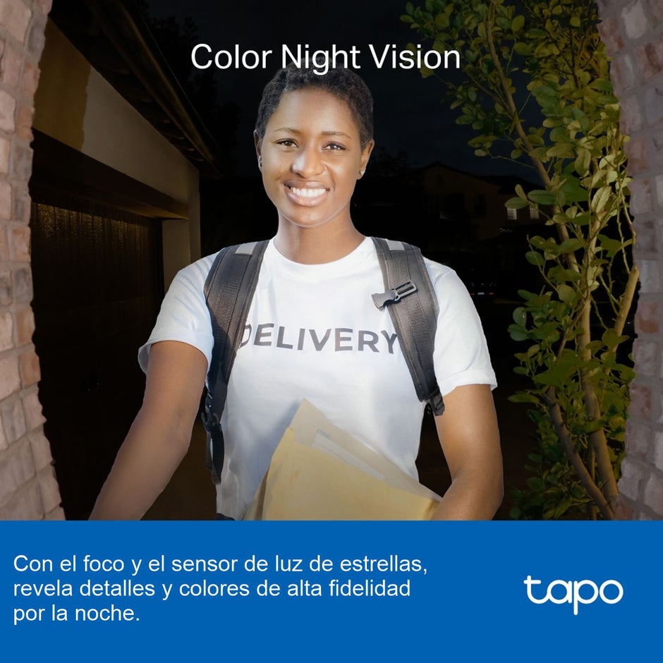Cámara De Video Con Timbre Inteligente TP-Link Tapo D230S1