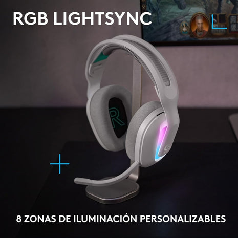Auriculares Gamer Inalámbricos Logitech G522 Lightspeed Blanco