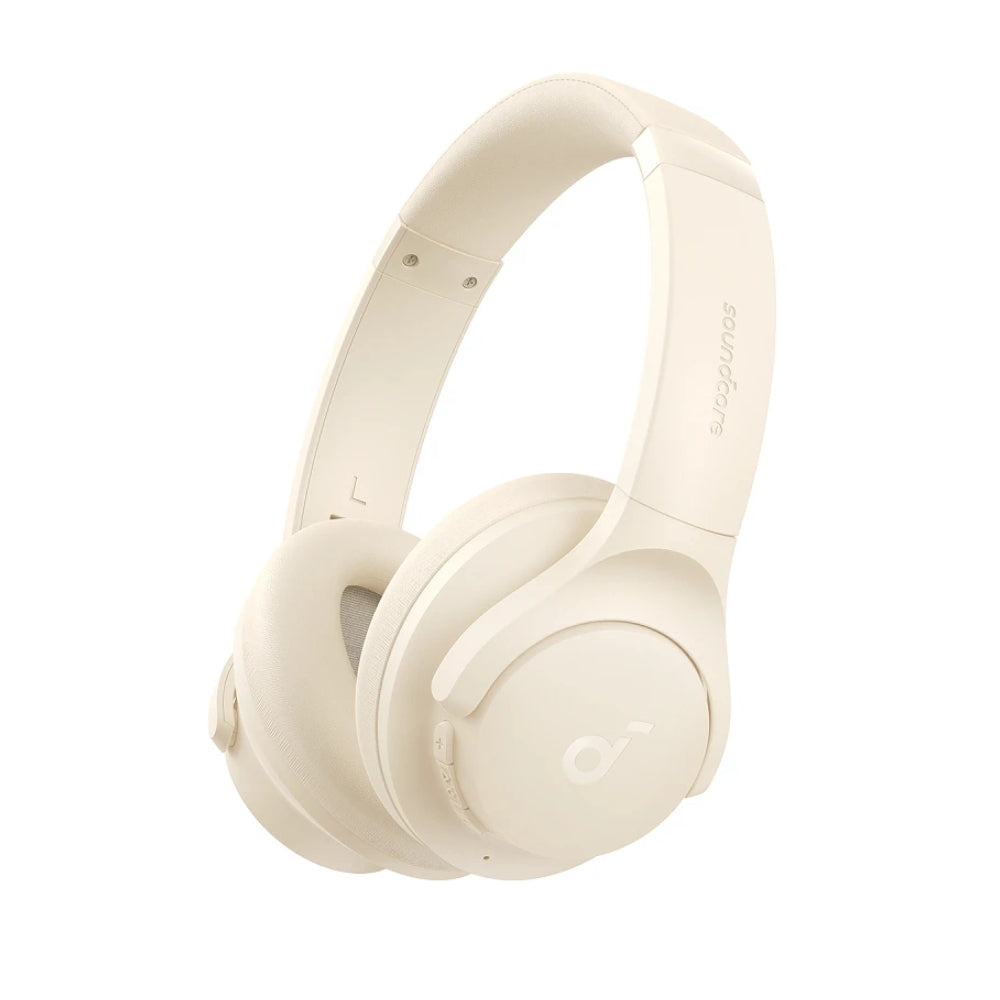 Audífonos Diadema Bluetooth Soundcore Q20i Cancelación Ruido Híbrida Hi-Res Batería ANC 40h/60h - Blanco