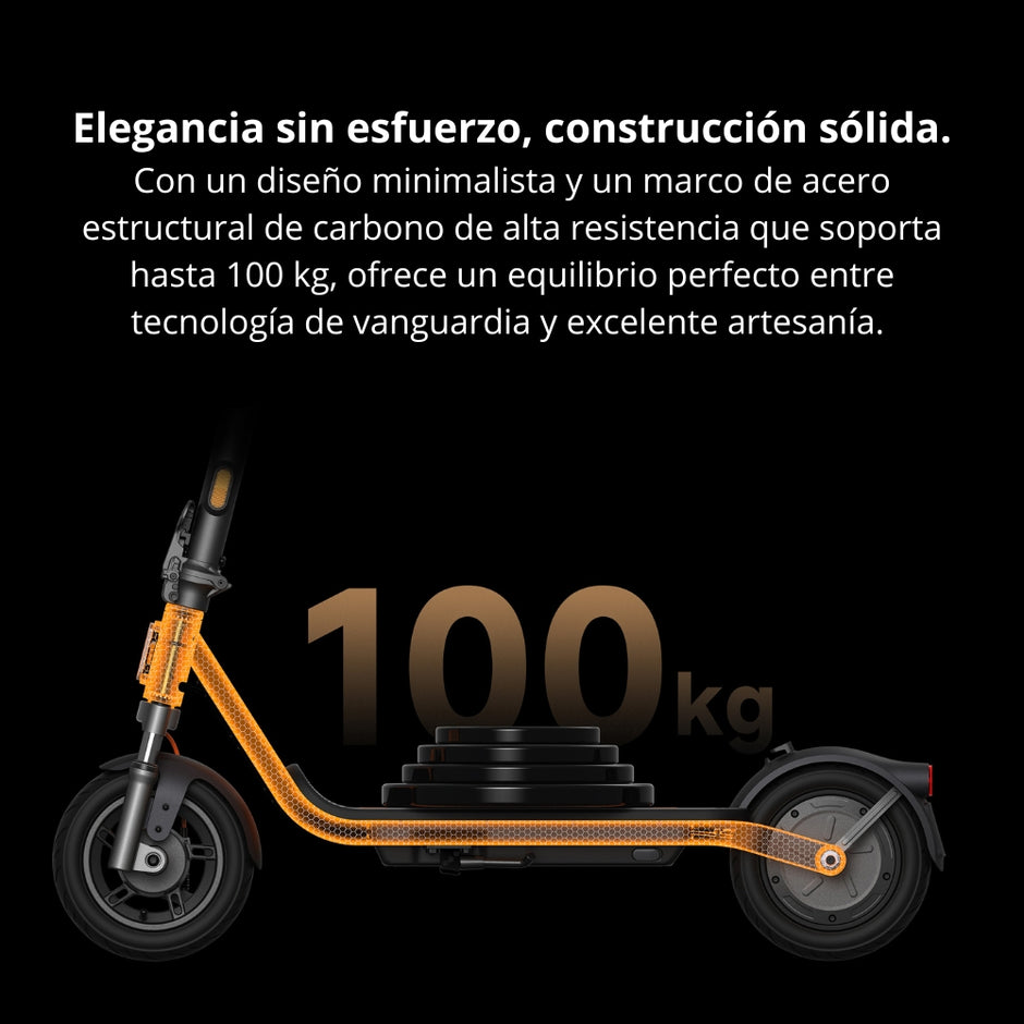 Patineta Eléctrica Xiaomi Scooter 6 Lite Llantas 10” Max 500W Alcance 25km Suspensión Frontal E-ABS IPX4