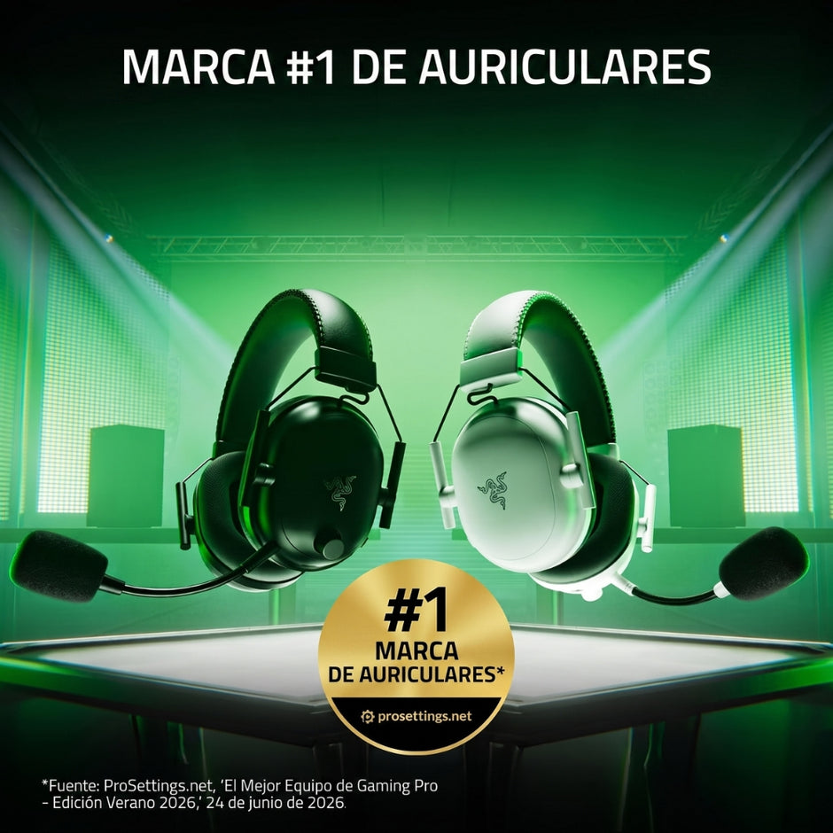 Audifonos Gamer Razer Blackshark V2 Pro inalámbricos HyperSpeed Wireless de 2,4 GHz y Bluetooth 5.2. Edicion Xbox - Negro