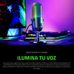 Micrófono Razer Seiren V3 Chroma USB RGB 96kHz 24bit Supercardioide para Streaming Profesional Rosado