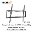 Soporte Pared Fijo Inclina Tv 37''»70''/35kg Techgo Spf-6403