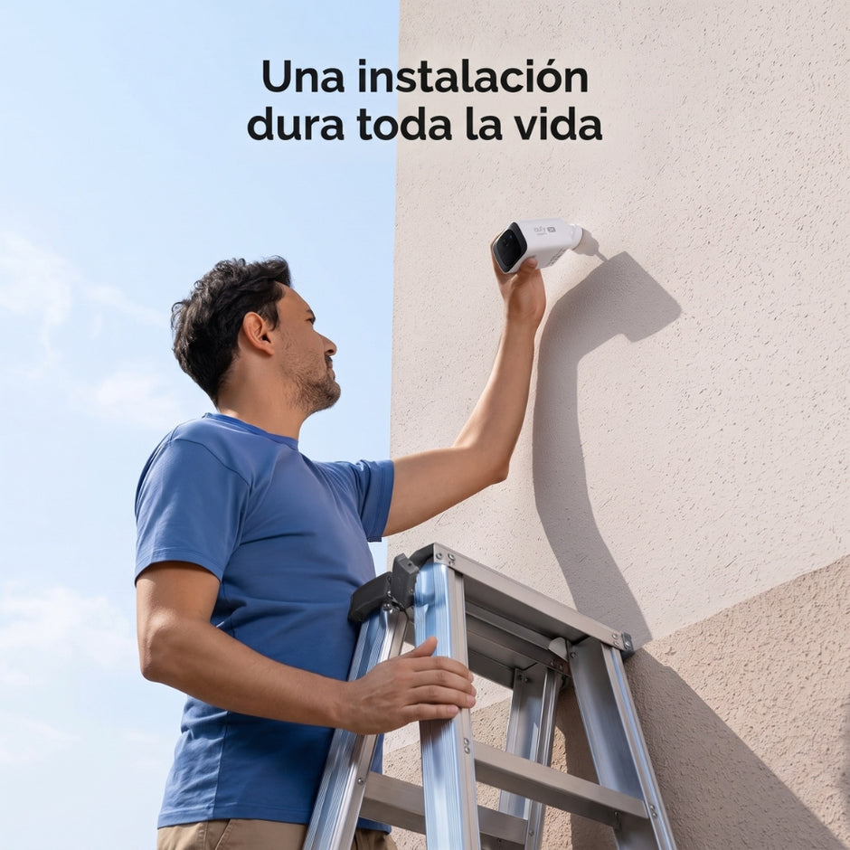 Cámara de Seguridad Eufy SoloCam S220 Solar 2K con IA Detección Humana Vision Nocturna IP67 WiFi