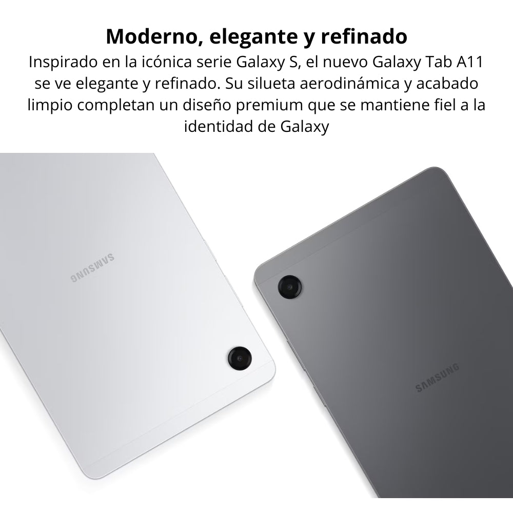 Tablet Samsung Galaxy Tab A11 Wi-Fi Pantalla 8.7” 128GB/8GB + Obsequio Soporte / Base De Mesa Para Tablets SPT-CS