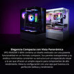 Gabinete Pc Gamer Adata XPG Invader X Mini, Caja ATX Sin Fuente, con 5 Coolers ARGB