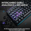 Teclado Gamer Mecanico Logitech G512 X 75 Switch Tactil + Reposamuñecas Logitech Palm Rest - Negro