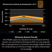 Fuente De Poder Gamer XPG Probe 700W Real 80 Plus Bronze ATX, con Ventilador 120mm y Protección Completa