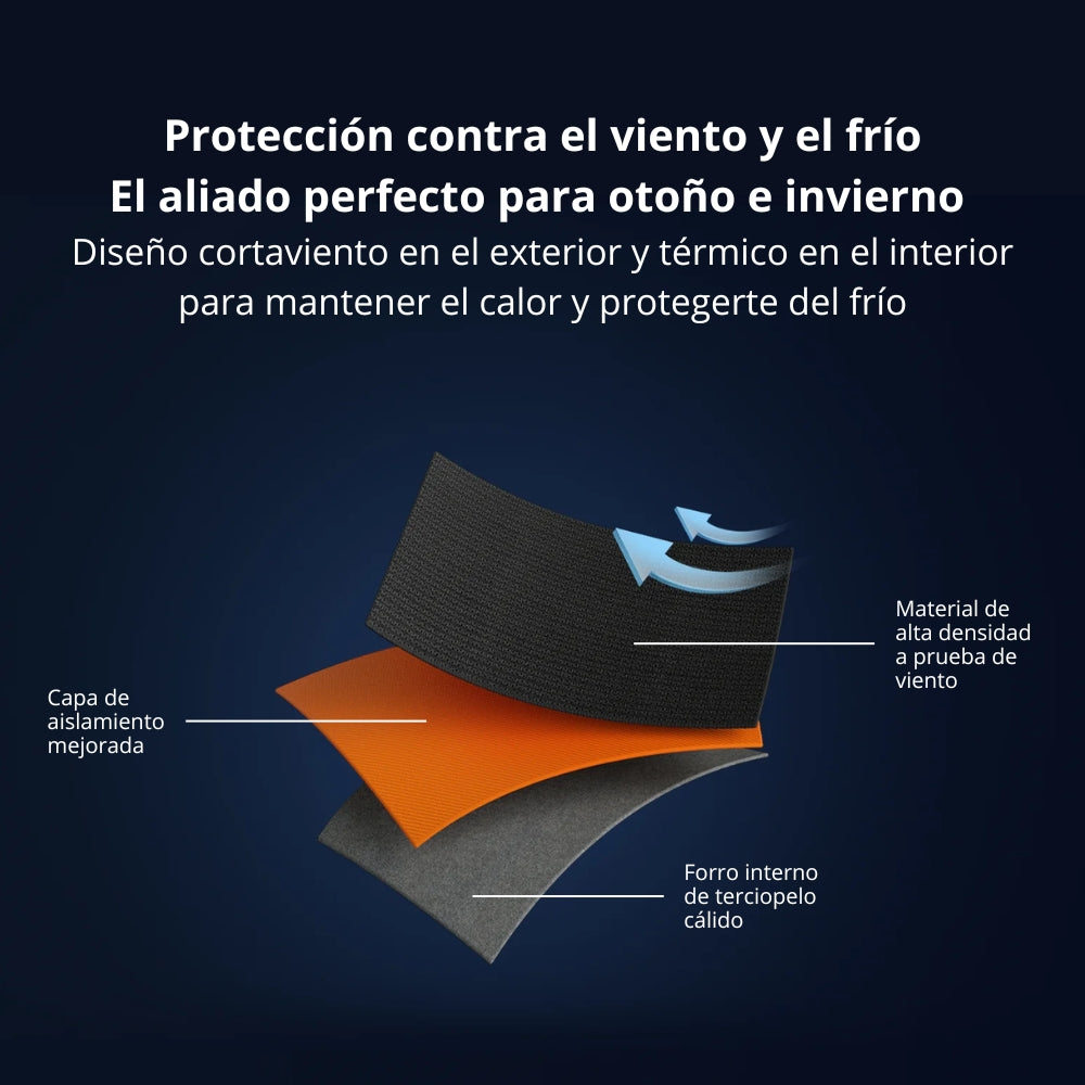Guantes Térmicos Xiaomi Electric Scooter Riding Gloves Impermeables Antideslizantes Táctiles Talla L - Negro