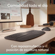 Combo Teclado y Mouse Inalámbrico Logitech Signature Comfort Plus MK880 Bluetooth Diseño Ergonómico