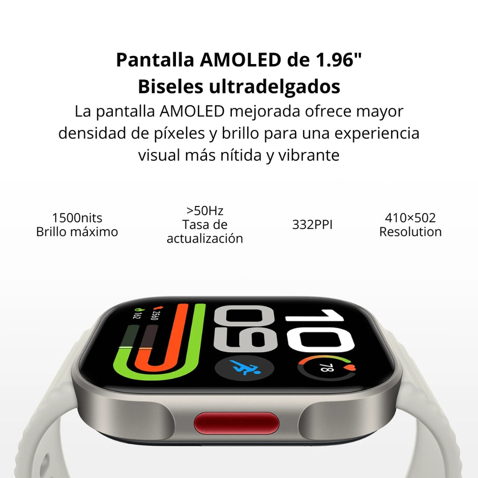 Smartwatch Xiaomi Redmi Watch 6 Lite Pantalla AMOLED 1.96” Llamadas Bluetooth 150 Sports GNSS - Negro
