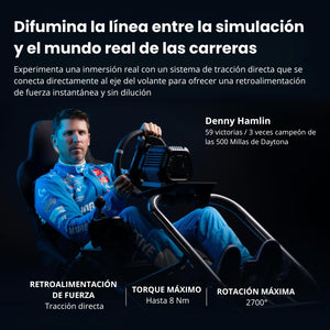 Logitech Volante RS50 TrueForce Direct Drive 8Nm Simulación Racing PC PS5 PS4 Plug&Play