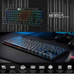 Teclado Gamer Mecanico Redragon Horus TKL Alambrico Bajo Perfil Switch Red - Negro