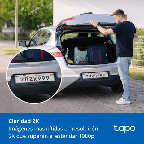Cámara de Vigilancia TP-Link Tapo C410, Wi-Fi para Exterior con Batería Recargable y Detección IA + Micro SD 256GB