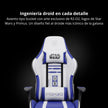 Silla Gamer Profesional Primus Thronos 103T R2-D2 Edición Especial Star Wars Ergonómica Reclinable 2D
