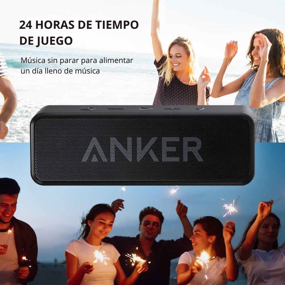 Parlante Anker Soundcore Black 6, Potencia de 12w, Ipx5, Bluetooth 5.0, Negro