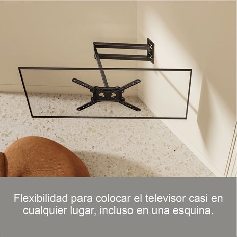 Soporte Tv Extra Largo 95cm Techgo Spb-445xl, 23''»65''/35kg
