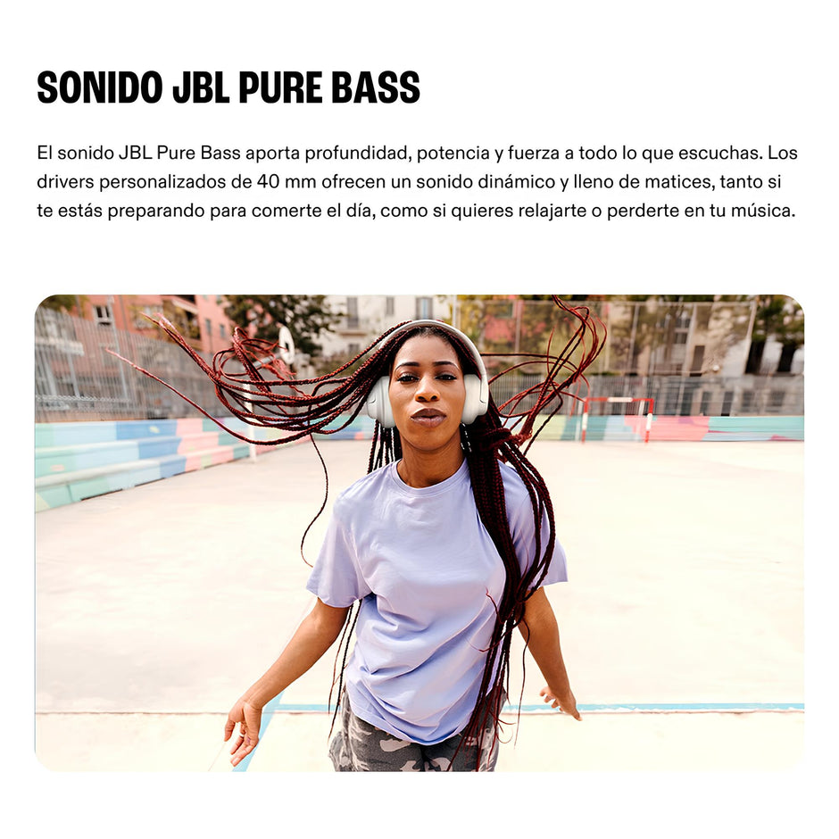 Audífonos Diadema Inalámbrica JBL Tune 730BT Bluetooth 6.0 Multipunto Sonido Pure Bass Batería 76h - Negro