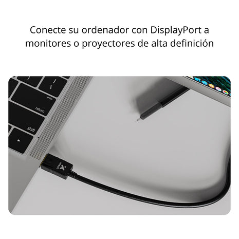 Cable Displayport Macho a Macho Xtech XTC-379 1.8m 4K