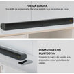 Barra de Sonido Klip Xtreme Tunebar 60W RMS Bluetooth USB HDMI ARC Óptico Digital RCA + Control Remoto