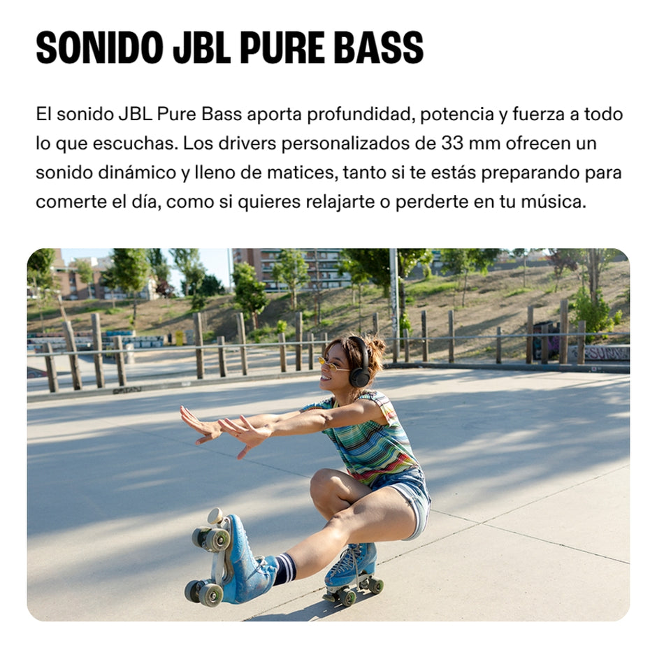 Diadema Inalámbrica JBL Tune 530BT Sonido Pure Bass, Multipunto Bluetooth 6.0 y Hasta 76H de Batería Azul