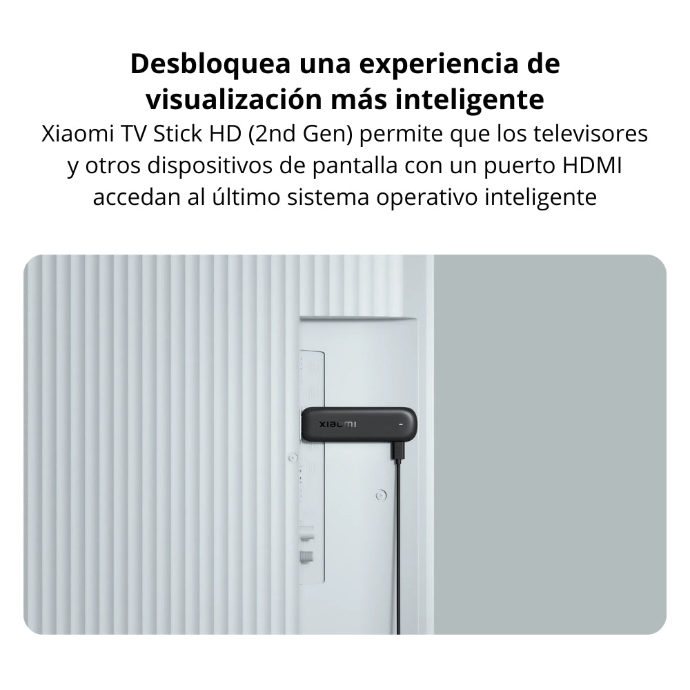 Xiaomi TV Stick 4K 2da Gen Reproductor Streaming Google TV Wi-Fi 6 Dolby Vision Control Voz Inteligente