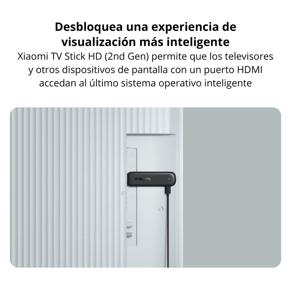 Xiaomi TV Stick 4K 2da Gen Reproductor Streaming Google TV Wi-Fi 6 Dolby Vision Control Voz Inteligente