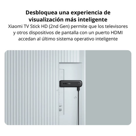 Xiaomi TV Stick HD 2da Gen Reproductor Streaming Google TV Wi-Fi 6 Dolby Audio Control Voz Inteligente